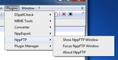 Activating NppFTP
